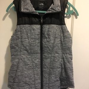 North Face Women’s Vest Small Grey/Black
